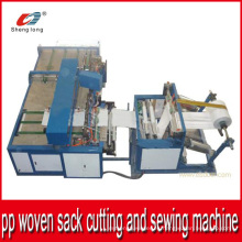 Proveedor de China Máquina automática de corte y máquina de coser de plástico PP tejido tejido